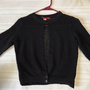 Chic Black Women's Cardigan